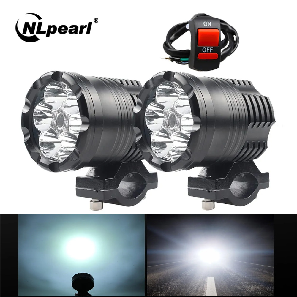 NLpearl 60W Faro LED per moto  - Universal Motorcycle Led Headlight Projector recensione e prezzo