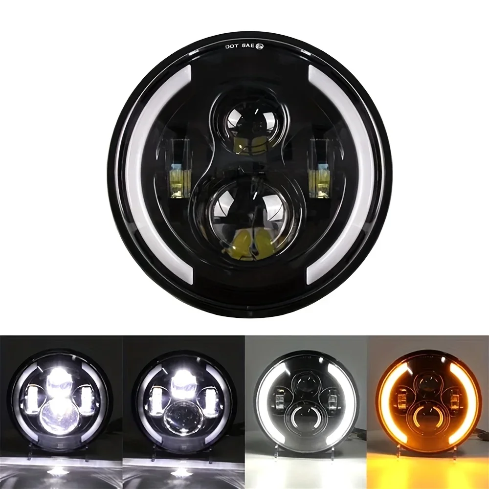 TCYATO, faro a LED da 50 W, 7  - Universal Motorcycle Led Headlight Projector recensione e prezzo