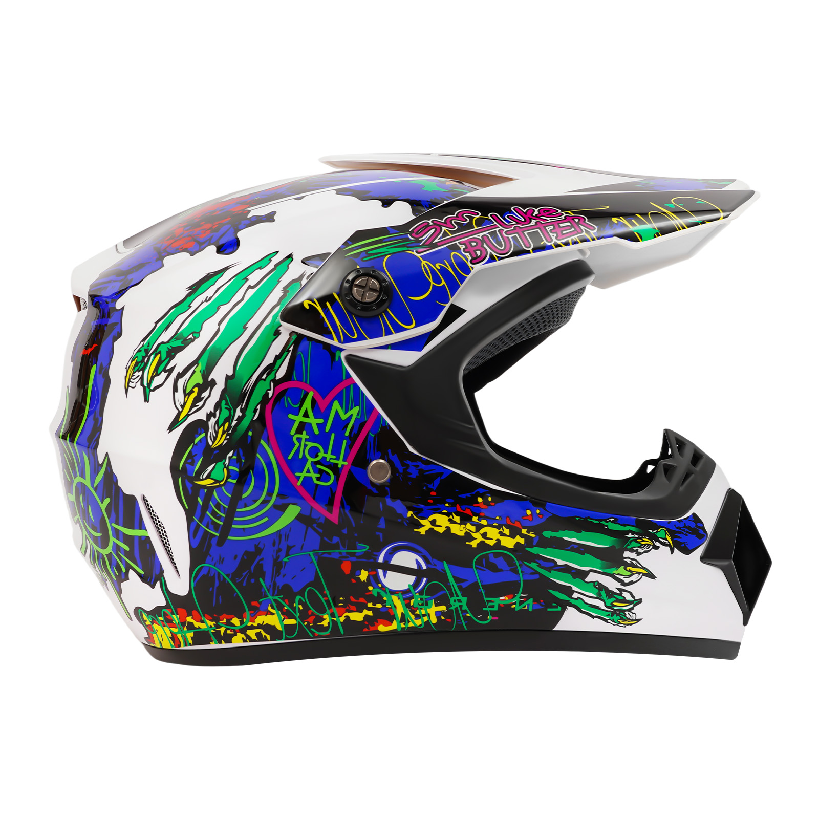 Set casco 57-58 cm con occhial - Off Road Motocross Helmet Goggles Set recensione e prezzo
